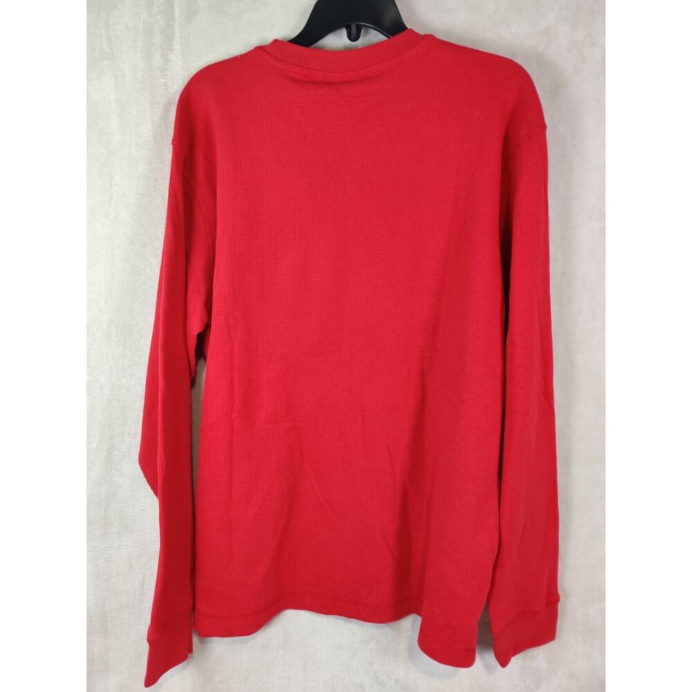 Men’s XL KC Chiefs Shirt Thermal Long Sleeve Shirt Embroidery Dunbrooke - Picture 4 of 4
